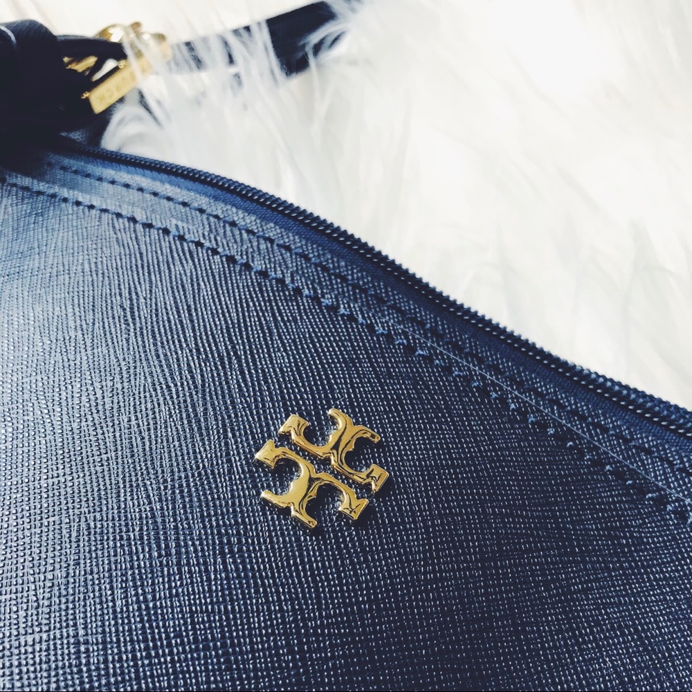 navy tory burch york tote